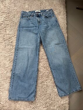 Denim Forum Light Blue Relaxed Straight Jeans